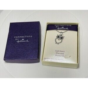 Hallmark from Connections Stainless Steel Enamel Candy Cane Necklace 18"-20" New